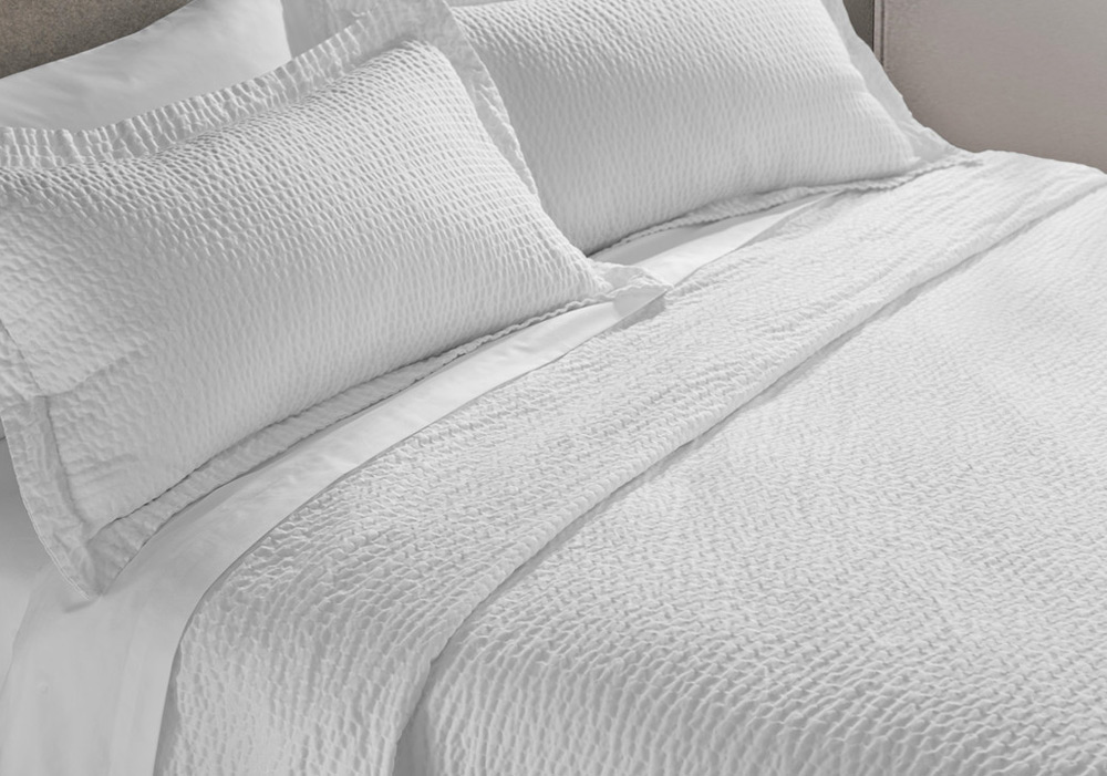 Textured Coverlet and Shams Set